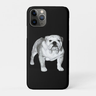 English Bulldog drawing iPhone 11 Pro Case