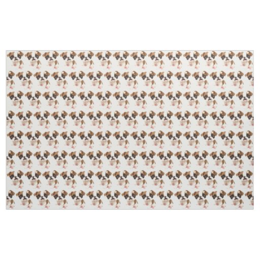English Bulldog Fabric
