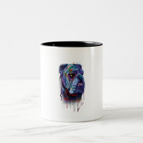 English Bulldog Gift Two_Tone Coffee Mug