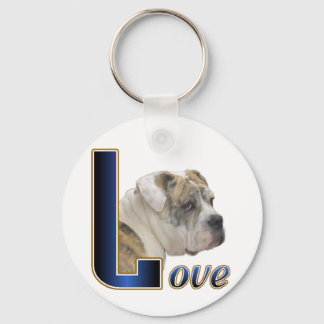 English Bulldog Gifts Keychain
