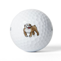 English Bulldog Golf Balls