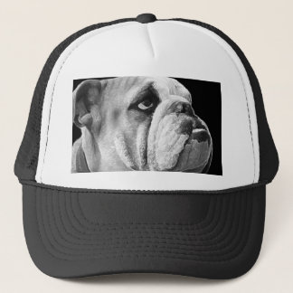 English Bulldog Hat Black