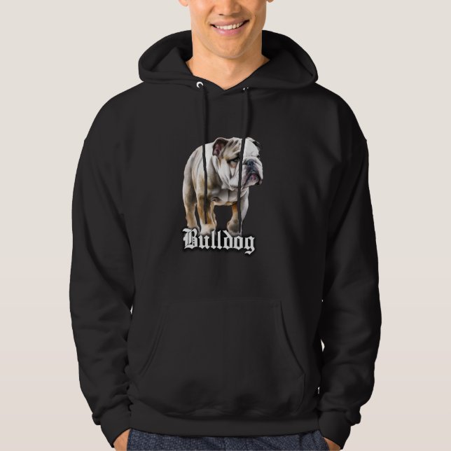 English Bulldog Hoodie (Front)