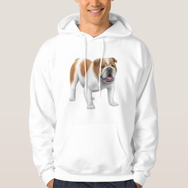 English Bulldog Hoodie (Front)