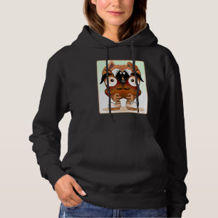 English Bulldog In Disguise Potato Costume Hoodie