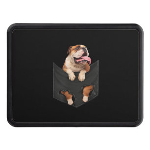 English Bulldog In Your Pocket Dogs Lovers Hitch Cover