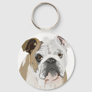 English Bulldog Keychain