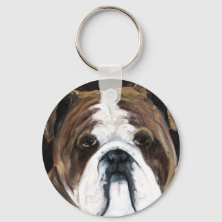 English bulldog Keychain