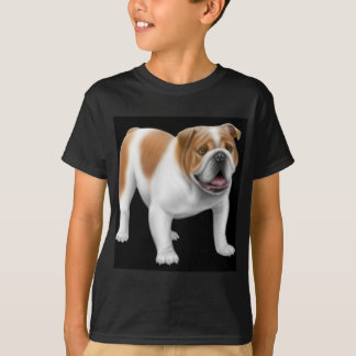English Bulldog Kids Dark T-Shirt