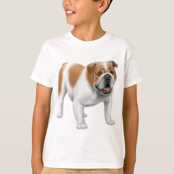 English Bulldog Kids T-Shirt | Zazzle.com