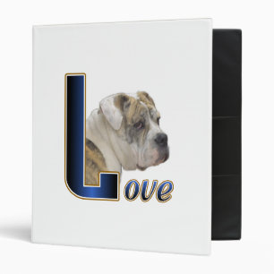 English Bulldog Love Binder