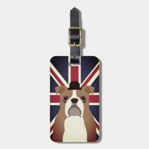 English Bulldog Luggage Tags