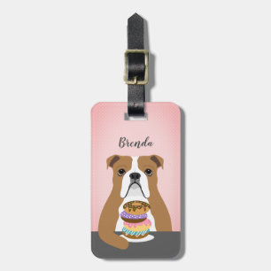 English Bulldog Luggage Tags