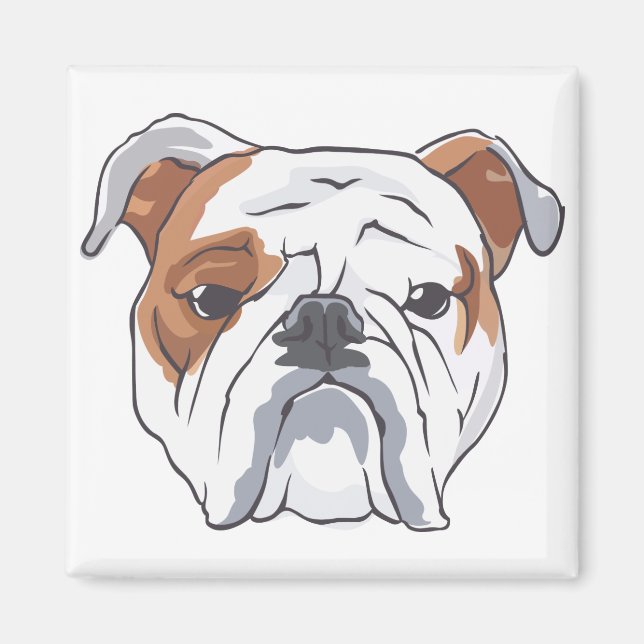 English Bulldog Magnet (Front)
