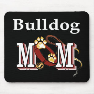 English Bulldog Mom Gifts Mouse Pad