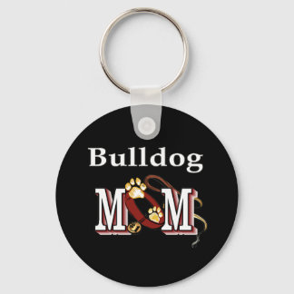 English bulldog mom Keychain