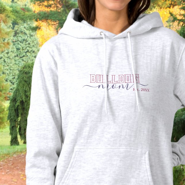 English Bulldog Mom with Year Hoodie (Creator Uploaded)
