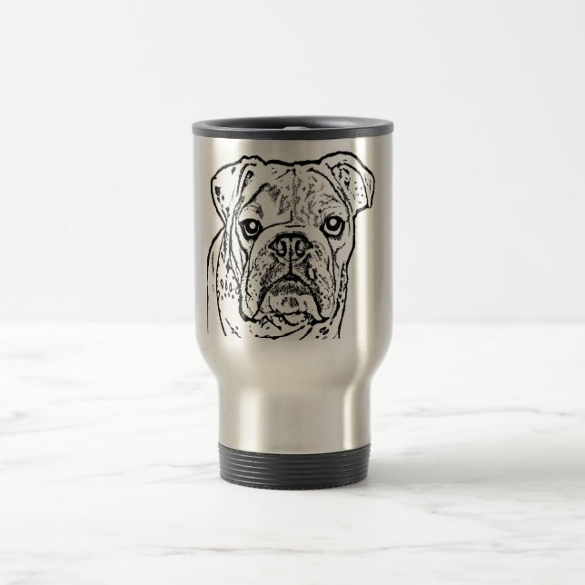 English bulldog mug (Center)