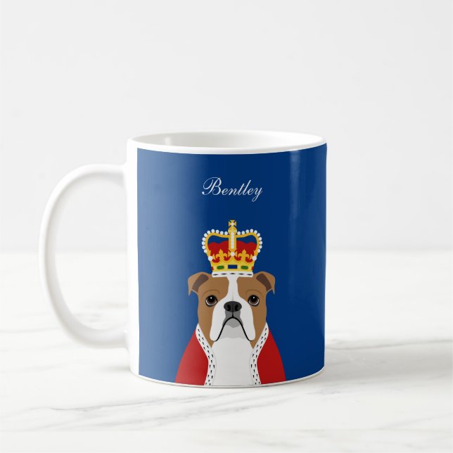 English Bulldog Mugs (Left)
