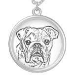 English Bulldog Necklace at Zazzle