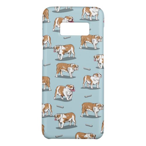 English bulldog pattern Case_Mate samsung galaxy s8 case