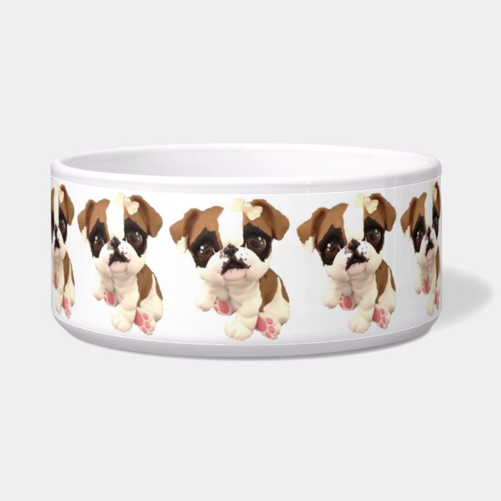 English Bulldog Pet Bowl | Zazzle.com