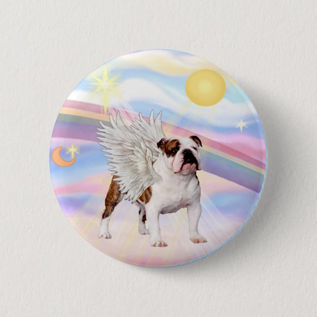English Bulldog Pinback Button (Front)