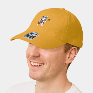 English Bulldog Playing Electric Guitar 47 Brand Hat
