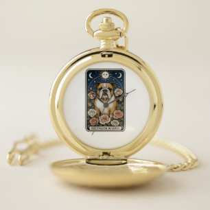 English Bulldog Pocket Watch