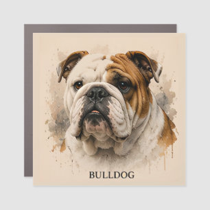 English Bulldog Proud Dog Owner Gift Car Magnet