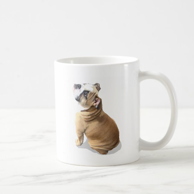 English bulldog puppy coffee mug (Right)