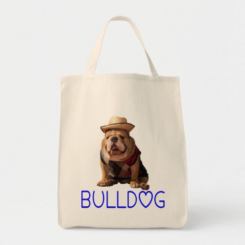 English Bulldog Puppy Dog Tote Bag