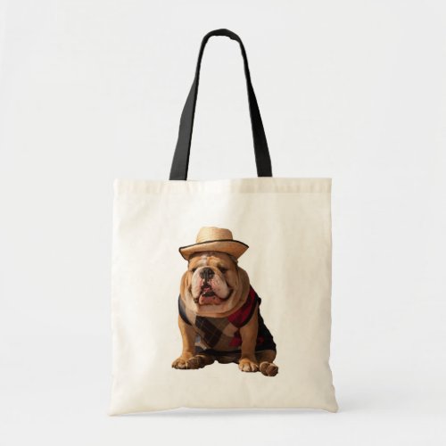 English Bulldog Puppy Dog Tote Bag