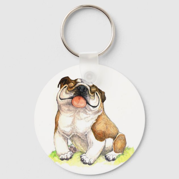 British on sale bulldog keyring