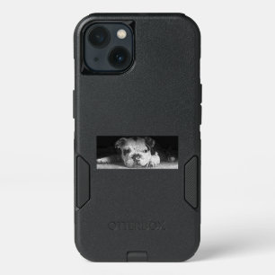 English Bulldog Puppy Social Distancing Go Away iPhone 13 Case