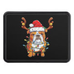 English Bulldog Reindeer Funny Christmas Essential Hitch Cover