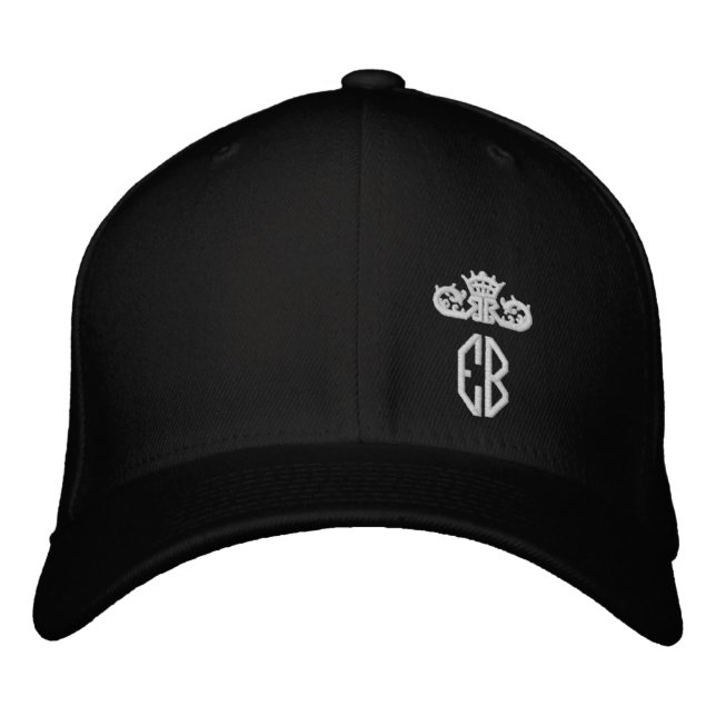English Bulldog Royal Embroidered Hat (Front)