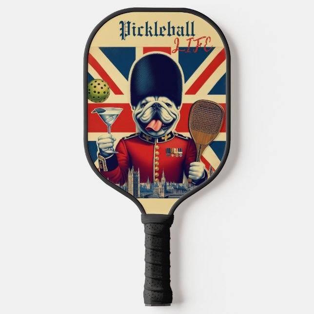 English Bulldog Royal Guard Pickleball Paddle (Front)