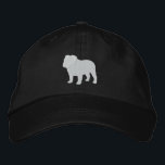 English Bulldog Silhouette | Cool Dog Lover's Embroidered Baseball Cap<br><div class="desc">This cool English Bulldog lover’s baseball cap is available in a variety of colors. Embroidered dog silhouette can be customized to an assortment of color choices. Show off your love for Bulldogs with the perfect dog silhouette hat. Makes a great gift for dog dads, dog moms, AKC dog show enthusiasts,...</div>
