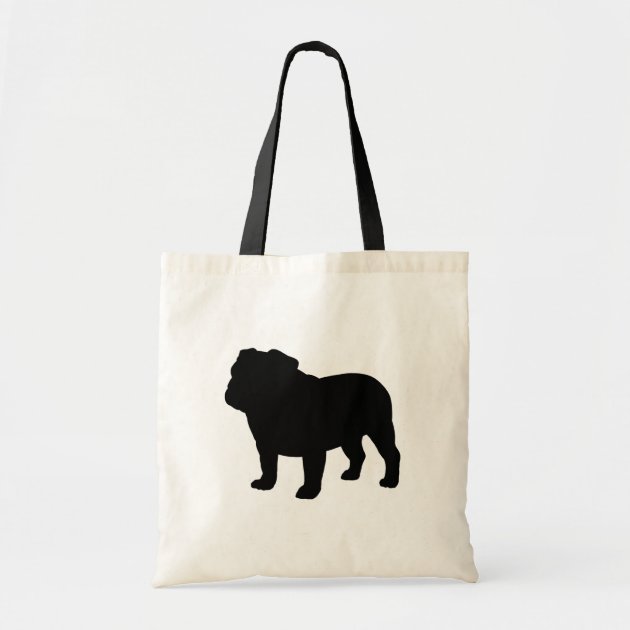 British Bulldog Tote Bag Gifts for Dog Lovers Print Bags with Dogs on