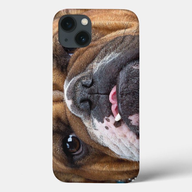 English Bulldog  Throw Pillow Case-Mate iPhone Case (Back)