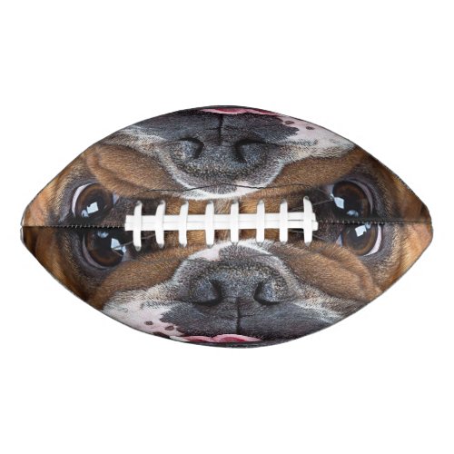 English Bulldog  Throw Pillow Football