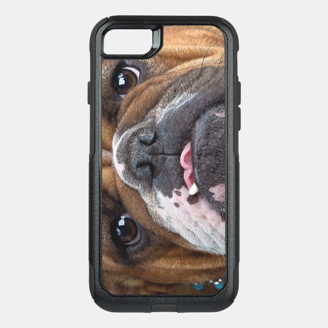 English Bulldog  Throw Pillow Otterbox iPhone Case (Back)