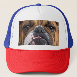 English Bulldog Throw Pillow Trucker Hat