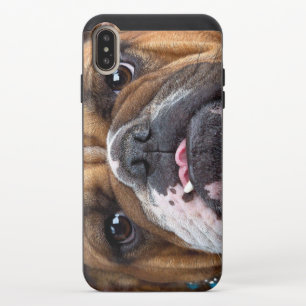 English Bulldog  Throw Pillow iPhone XS Max Slider Case