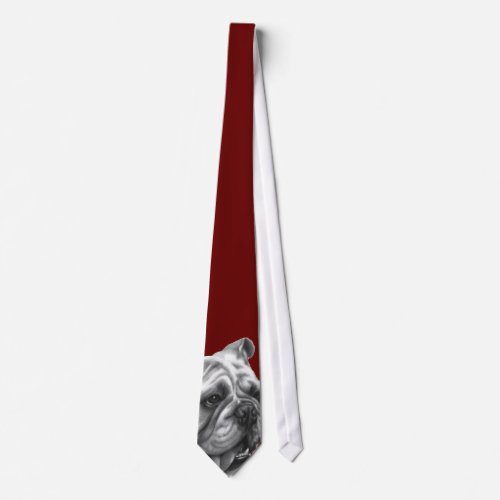 English Bulldog Tie