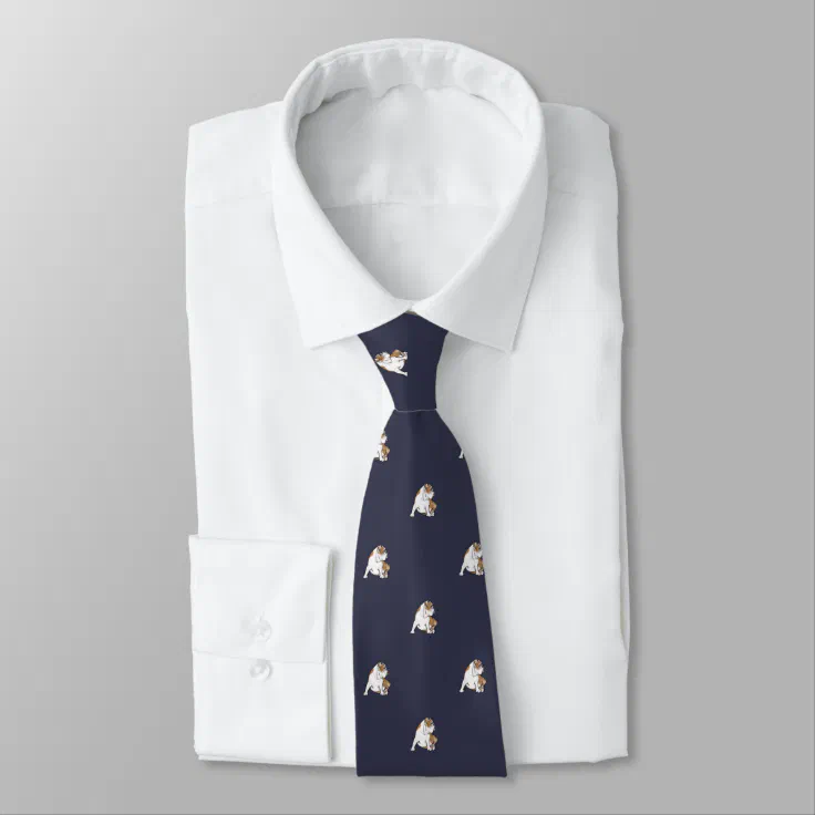 English Bulldog Tie | Zazzle