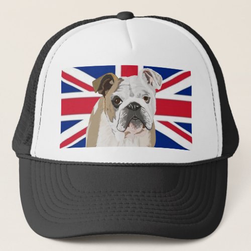 English Bulldog Trucker Hat