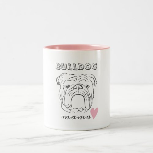 English Bulldog Two_Tone Coffee Mug