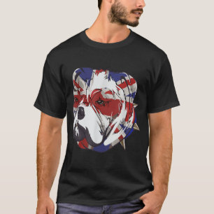 English Bulldog Union Jack - Funny Bull Dog T-Shirt